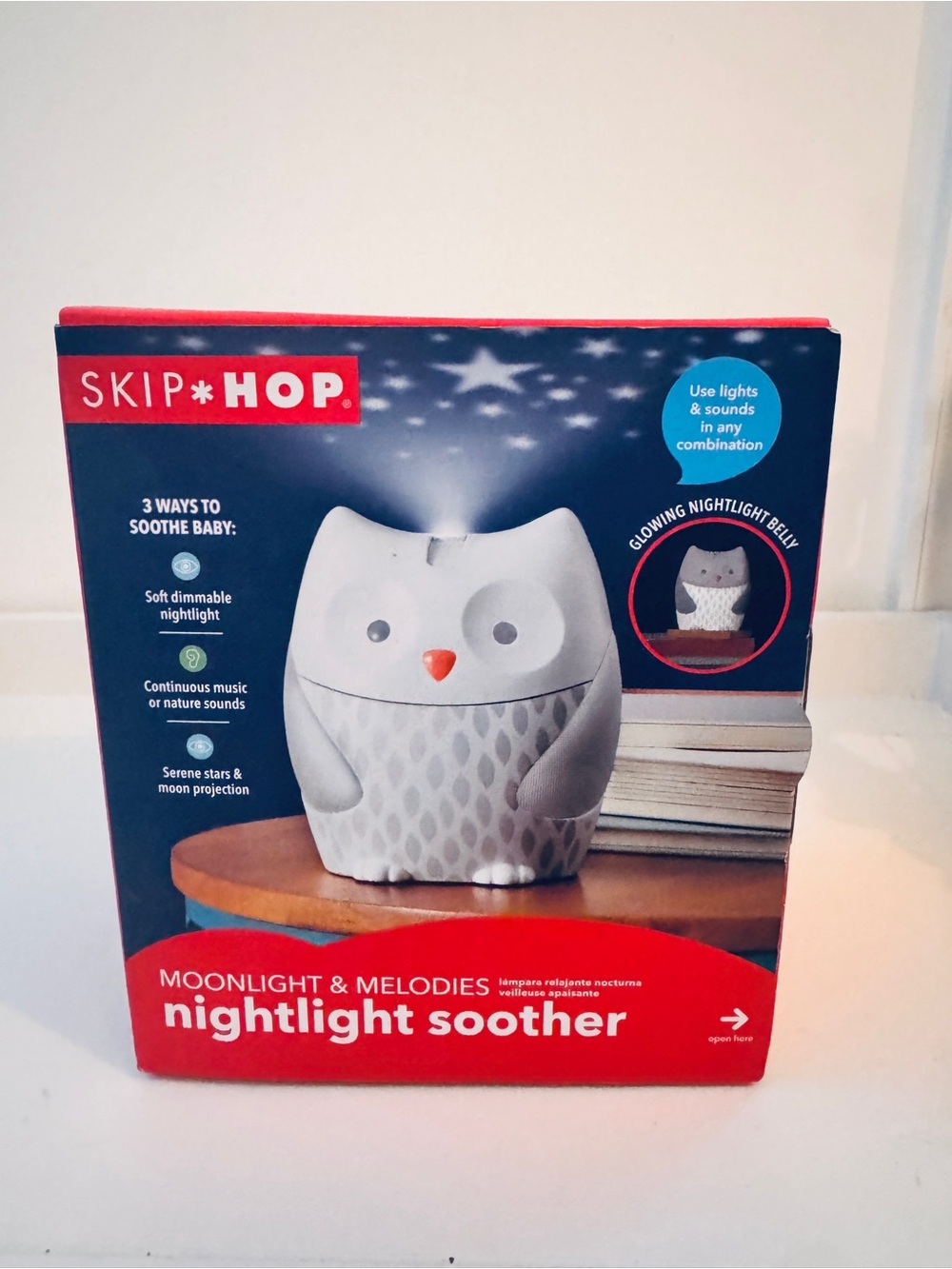 Skip Hop Nightlight Musical Soother Owl
